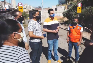 Vereador Irlan Melo em visita técnica na região do Barreiro Vereador Irlan Melo